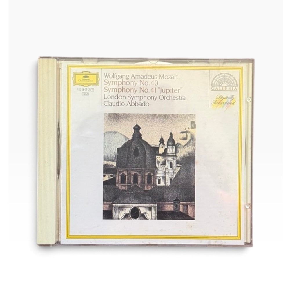 Mozart Symphony No 40 41 Jupiter London Symphony Claudio Abbado CD 415 841-2